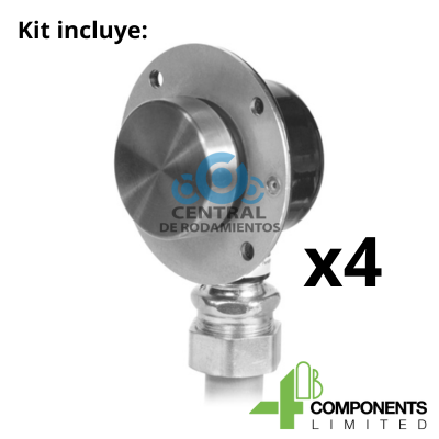 Kit de monitoreo de elevadores de cangilón- Bucket Elevator Monitoring System Kit #1 (Touchswitch Alignment Sensors) Incluye sensores de desalineamiento, sensor inductivo de velocidad, sensores de temperatura para chumaceras.
