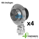 Kit de monitoreo de elevadores de cangilón- Bucket Elevator Monitoring System Kit #1 (Touchswitch Alignment Sensors) Incluye sensores de desalineamiento, sensor inductivo de velocidad, sensores de temperatura para chumaceras.