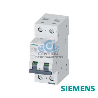 Automato magnetotermico 400 V 6 kA, 2 polos, C, 25 A