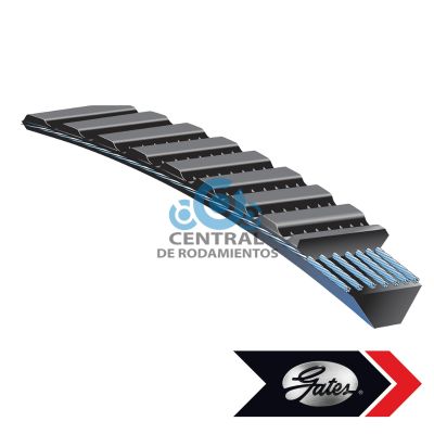 Correa trapezoidal estandar, 7M1900, Longitud externa 190 pulgadas, gates