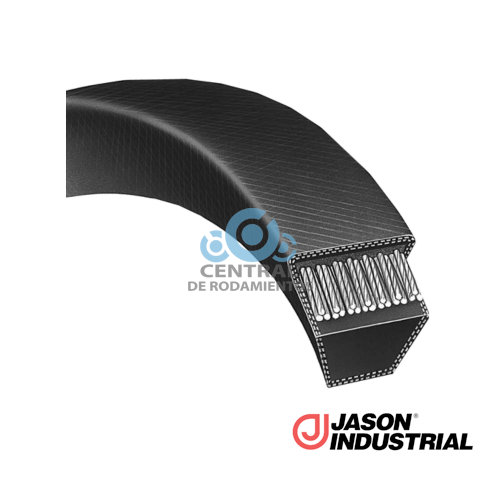 Correa trapezoidal estandar, B102, Longitud externa 105 pulgadas, jason