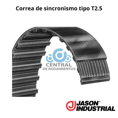 Correa de sincronismo, 10-T2.5-182.5, Longitud 182.5 mm, Numero de dientes 73, Ancho 10 mm, jason