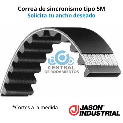 Manga de sincronismo, 1270-5M, Longitud externa 1270 mm, numero de dientes 254, jason