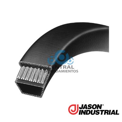 Correa trapezoidal estandar, 3L160, Longitud externa 16 pulgadas, jason
