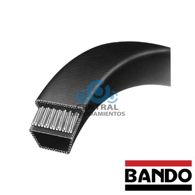 Correa trapezoidal estandar, 3L270, Longitud externa 27 pulgadas, bando