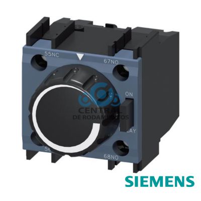 variante con temporizador neumatico de bloque de contactos auxiliares, retardado a la excitacion, 1-30 s, 1 NA + 1 NC, para montar en contactores 3RT202