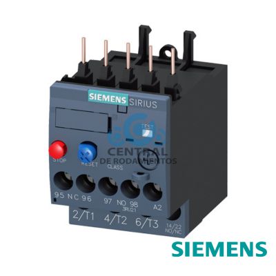 Rele de sobrecarga 0,70...1,0 A termico para proteccion de motores tamano S00, clase 10 para montar en contactor Circuito principal: atornillable circuito auxiliar: atornillable Rearme