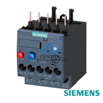 Rele de sobrecarga 11...16 A termico para proteccion de motores tamano S00, clase 10 para montar en contactor Circuito principal: atornillable circuito auxiliar: atornillable Rearme