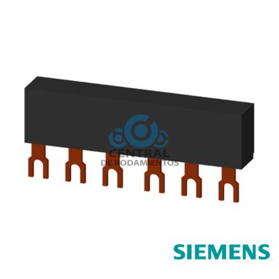 Embarrados trifasicos Distancia entre dientes 45 mm para 2 interruptores Conexiones con forma de horquilla