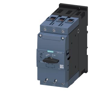 Interruptor automatico tamano S3 para proteccion de motores, CLASE 10 Disparador por sobrecarga con retardo segun intensidad 57...75 A Disparador de cortocircuito 975 A borne de tornillo poder