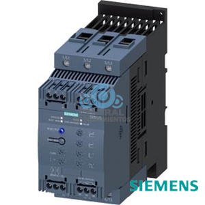 arrancador suave SIRIUS S3 80 A, 45 kW/400 V, 40 Â°C AC 200-480 V, AC/DC 110-230 V bornes de tornillo