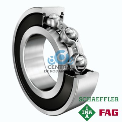 Rodamiento rigido de bolas, 61804-2HRS, FAG