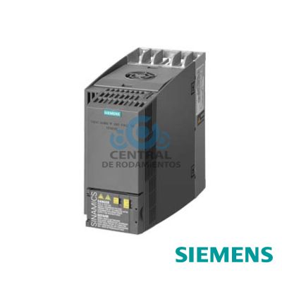 SINAMICS G120C potencia nominal 380-480 V 3AC +10/-20% 47-63 Hz sobrecarga leve: 5,5 kW a 150% 3 s, 110% 57 s, 100% 240 s sobrecarga alta: 4,0 kW a 200% 3 s, 150% 57 s, 100% 240 s sin filtro 24