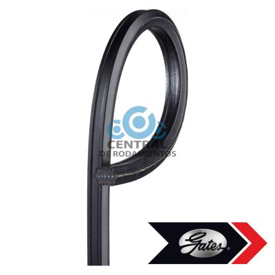 Correa trapezoidal estandar, AA148, Longitud externa 151 pulgadas, gates