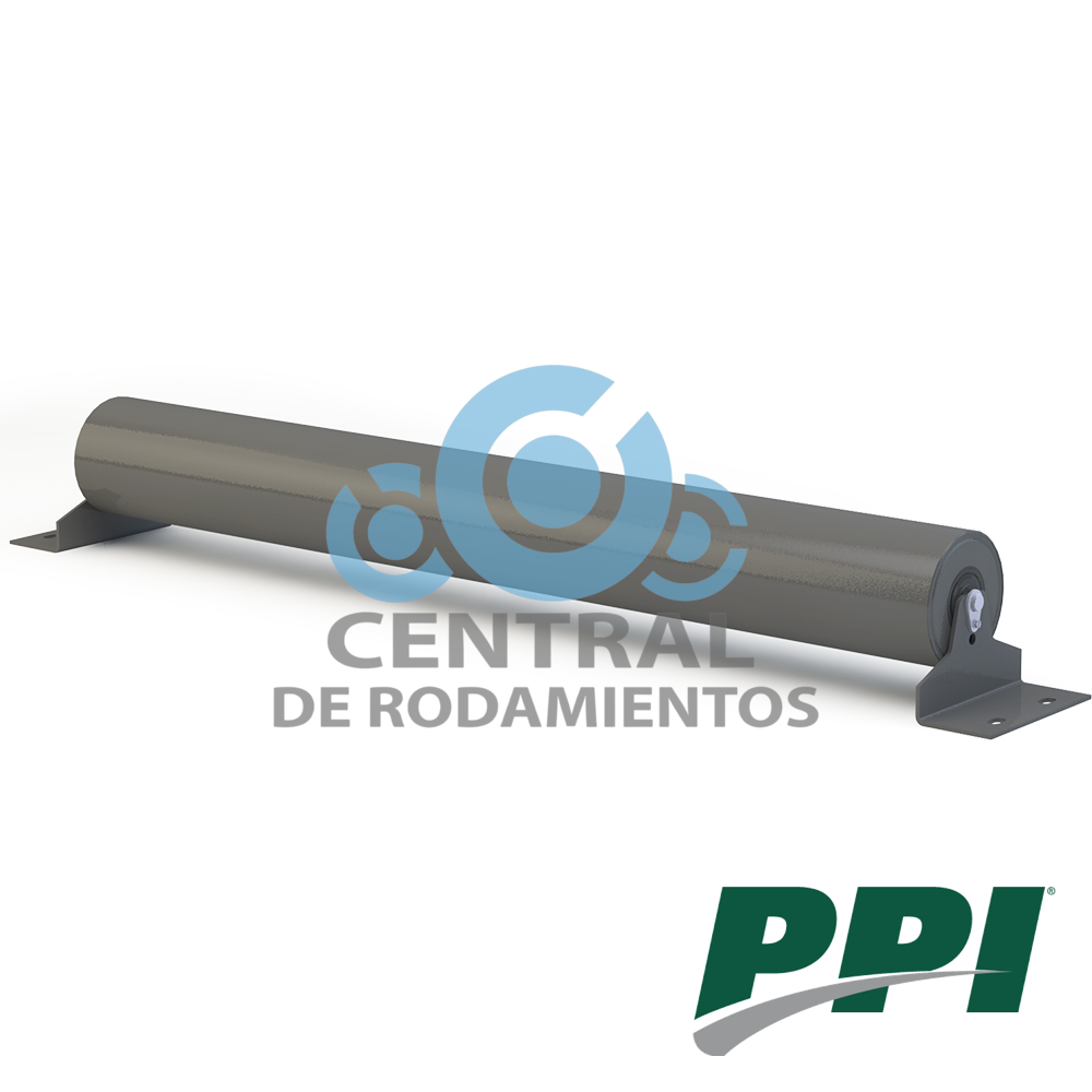 Rodillo de retorno, tipo Flat, CEMA C, Diametro del rodillo 4 pulgadas, Ancho de banda 60 pulgadas, PPI