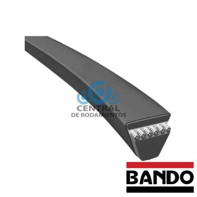 Correa trapezoidal metrica, SPZ1850, Longitud externa 1850 mm, bando