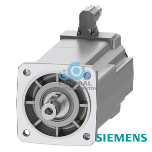 SIMOTICS S-1FK2 CT servomotor M0 = 3,6 Nm; Pn = 0,94 kW a Nn = 3000 1/min (380-480 V); Pn = 0,53 kW a Nn = 1500 1/min (200-240 V); con freno de mantenimiento; grado de protección IP64; eje D 19 × 40 mm con chaveta; encóder absoluto 22 bits + 12 bits multivuelta (encóder AM22DQC); con interfaz OCC; conector tamaño M17, girable;