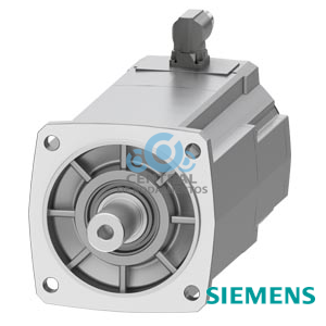 SIMOTICS S-1FK2 CT servomotor M0 = 27 Nm; Pn = 4 kW a Nn = 2000 1/min (380-480 V); Pn = 2,5 kW a Nn = 1000 1/min (200-240 V); con freno de mantenimiento; grado de protección IP64; eje cilíndrico D 32 × 58 mm; encóder absoluto 22 bits + 12 bits multivuelta (encóder AM22DQC); con interfaz OCC; conector tamaño M23, girable;