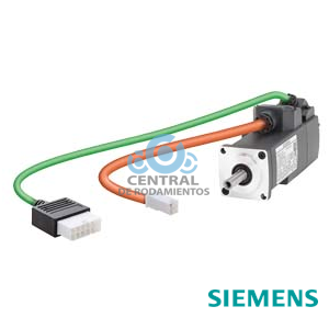 SIMOTICS S-1FL6 Tensión de empleo 230 V 3 AC PN=0,05 kW; NN=3000 1/min M0=0,16 Nm; MN=0,16 Nm Altura de eje 20 mm Encóder incremental TTL 2500 incr./vuelta con chaveta Tolerancia N sin freno de mantenimiento Grado de protección IP65 con junta anular compatible con los convertidores SINAMICS V90