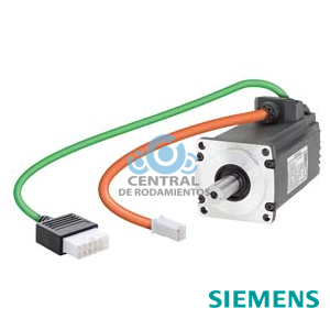 SIMOTICS S-1FL6 Tensión de empleo 230 V 3 AC PN=0,2 kW; NN=3000 1/min M0=0,64 Nm; MN=0,64 Nm; altura de eje 30 mm Encóder incremental TTL 2500 incr./vuelta con chaveta Tolerancia N sin freno de mantenimiento Grado de protección IP65 con junta anular compatible con los convertidores SINAMICS V90