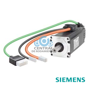 SIMOTICS S-1FL6 Tensión de empleo 230 V 3 AC PN=0,2 kW; NN=3000 1/min M0=0,64 Nm; MN=0,64 Nm; altura de eje 30 mm Encóder incremental TTL 2500 incr./vuelta con chaveta Tolerancia N con freno de mantenimiento Grado de protección IP65 con junta anular compatible con los convertidores SINAMICS V90