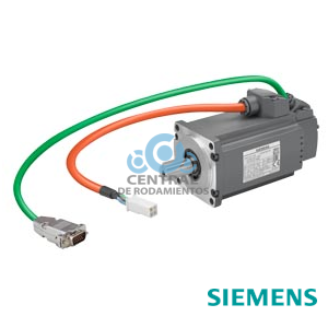 SIMOTICS S-1FL6 Tensión de empleo 230 V 3 AC PN=0,4 kW; NN=3000 1/min, M0=1,27 Nm; MN=1,27 Nm altura de eje 30 mm encóder absoluto 20 bits (12 bits multivuelta) con chaveta tolerancia N con freno de mantenimiento grado de protección IP65 con anillo obturador compatible con los convertidores SINAMICS V90