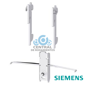 kit de montaje, para conversión a fijación en perfil DIN, para Tamaño NH00 para fijación en base, Accesorio para Interruptores seccionadores fusibles 3NP1