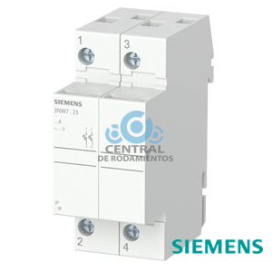 SENTRON, base portafusibles cilíndricos, 8x32 mm, 2 polos, Entrada: 20 A, Un AC: 400 V