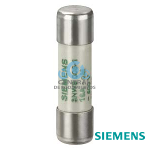 SENTRON, cartucho fusible cilíndrico, 10x38 mm, 1 A, aM, Un AC: 500 V
