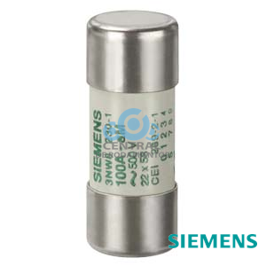 SENTRON, cartucho fusible cilíndrico, 22 × 58 mm, 50 A, aM, Un AC: 690 V
