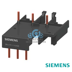 Bloque de conexión eléctrico y mecánico para 3RV1011 y 3RT2.1, 3RW301 Mando por AC y DC (embalaje multiunidad)