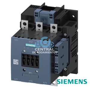 contactor de potencia, AC-3e/AC-3 185 A, 90 kW/400 V AC (50-60 Hz)/DC Uc:  220-240 V tripolar, contactos auxiliares 2 NA + 2 NC accionamiento: convencional circuito ppal.: barra circuito de control y auxiliar: borne de resorte