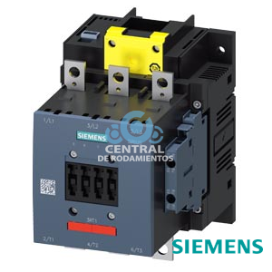 contactor de potencia, AC-3e/AC-3 185 A, 90 kW/400 V AC (50-60 Hz)/DC Uc: 200-277 V x (0,8-1,1) entrada PLC de seguridad 24 V DC tripolar, contactos auxiliares 2 NA + 2 NC no desmontable accionamiento: electrónico circuito ppal.: barra circuito de control y auxiliar: borne de tornillo