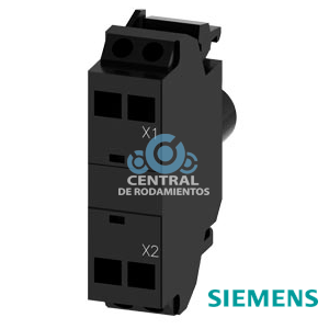 módulo de LED con LED integrado, AC/DC 24-240 V, verde, bornes de resorte, para fijación en placa frontal