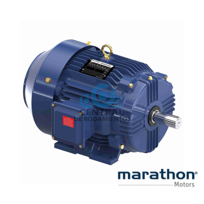 Marathon Globetrotter® General Purpose Motor, 7.50 & 5 HP, 3 Ph, 60 & 50 Hz, 230/460 & 190/380 V, 3600 & 3000 RPM, 213T Frame, TEFC - GT1015A