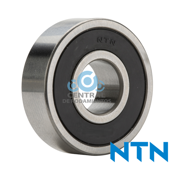 Rodamiento rigido de bolas, 6004LLB, Diametro interno 20 mm, Diametro externo 42 mm, Ancho total 12 mm, NTN