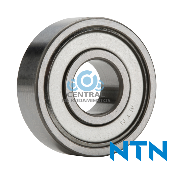 Rodamiento rigido de bolas, 6305ZC3, Diametro interno 25 mm, Diametro externo 62 mm, Ancho total 17 mm, NTN