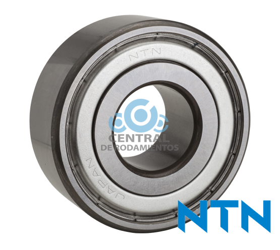 Rodamiento de contacto angular, 5206ZZC3, Diametro interno 30 mm, Diametro externo 62 mm, Ancho 23.80 mm, NTN