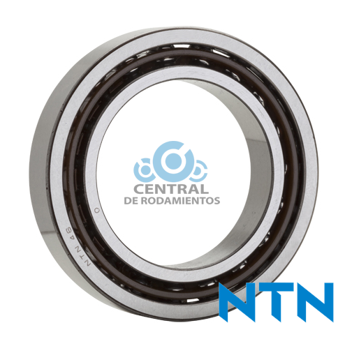 Rodamiento de contacto angular, 7309B, Diametro interno 45 mm, Diametro externo 100 mm, Ancho 25 mm, NTN