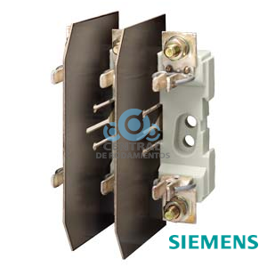 Base portafusibles NH Tam. 00, 3 polos 160A 690V (1000V) conexión plana, 95 mm2