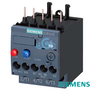 Relé de sobrecarga 0,45...0,63 A térmico para protección de motores tamaño S00, clase 10 para montar en contactor Circuito principal: atornillable circuito auxiliar: atornillable Rearme