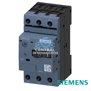 Interruptor automático tamaño S00 para protección de motores, CLASE 10 Disparador por sobrecarga con retardo según intensidad 0,9...1,25 A Disparador de cortocircuito 16 A borne de tornillo