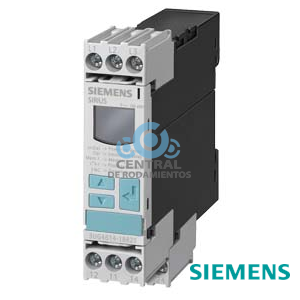 ¡ Producto a extinguir! El sucesor preferido es 3UG5616-1CR20 vigilancia de corte de fase y de secuencia de fases 3x 160-690 V, borne de tornillo relé de vigilancia digital para tensión de