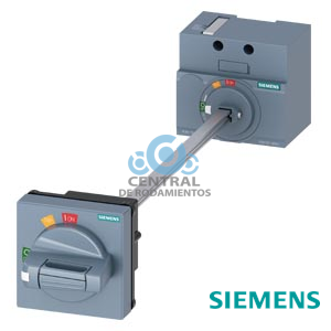 mando giratorio para montaje en puerta estándar IEC IP65 con enclavamiento de puerta accesorios para: 3VA10/11
