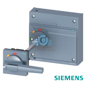 mando giratorio para montaje en puerta estándar IEC IP65 con enclavamiento de puerta accesorios para: 3VA15/25/26