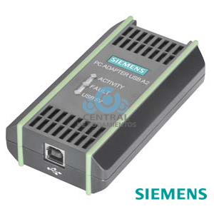 adaptador de PC USB A2 adaptador USB (USB V2.0) para la conexión de 1 PG/PC o notebook a SIMATIC S7 vía PROFIBUS o MPI incl. cable USB 5 m, cable MPI 0,3 m, utilizable en Windows XP/Vista/
