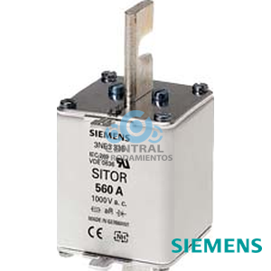 cartucho de fusibles SITOR,con contactos de cuchilla ranurados, NH2, In: 560 A, aR, Un AC: 1000 V, indicador de fusion superior