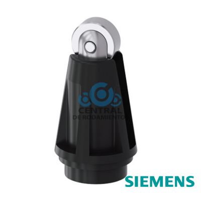 cabeza de accionamiento para interruptores de posicion 3SE51/52 vastago de rodillo, Forma C, con Rodillo de acero inoxidable 13 mm segun EN 50041, con 3 mm de sobrecarrera