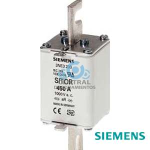 Cartucho de fusibles SITOR, con contactos de cuchilla ranurados, NH1, Entrada: 250 A, aR, Un AC: 1000 V, indicador de fusion superior