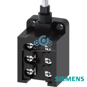 interruptor de posicion caja de plastico sin caja 30 mm 1NA/2NC contactos de accion brusca vastago metalico, IP10